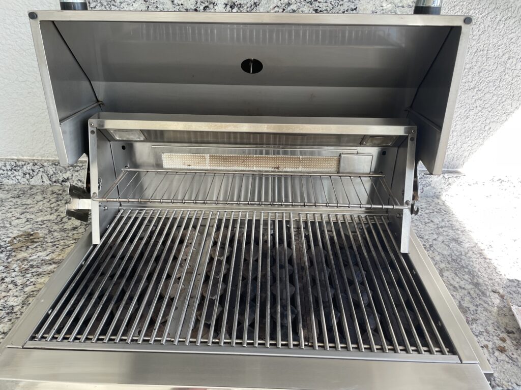 A grill after Xtreme Grill Clean cleaned and serviced it