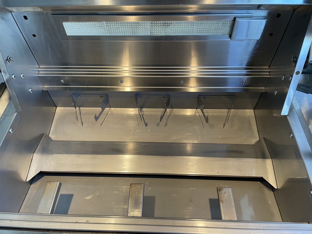 A grill after Xtreme Grill Clean cleaned and serviced it